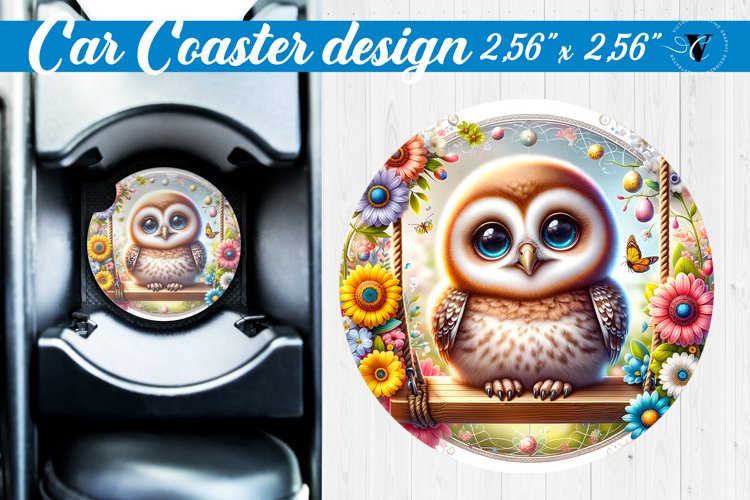 Car Coaster | Baby animals | Animals on Swings example image 1