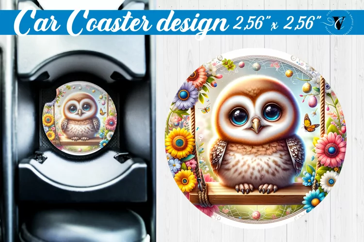 Car Coaster | Baby animals | Animals on Swings