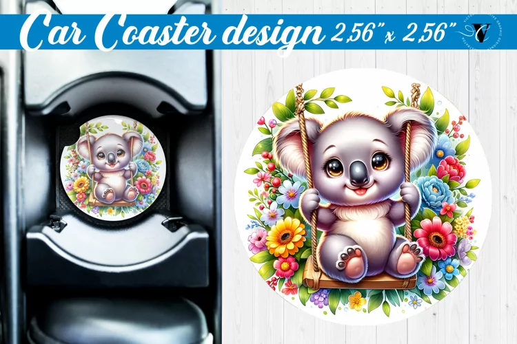 Car Coaster | Baby animals | Animals on Swings