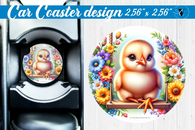 Car Coaster | Baby animals | Animals on Swings