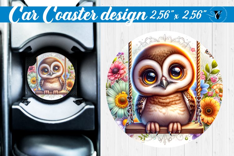 Car Coaster | Baby animals | Animals on Swings example image 1