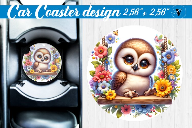 Car Coaster | Baby animals | Animals on Swings example image 1