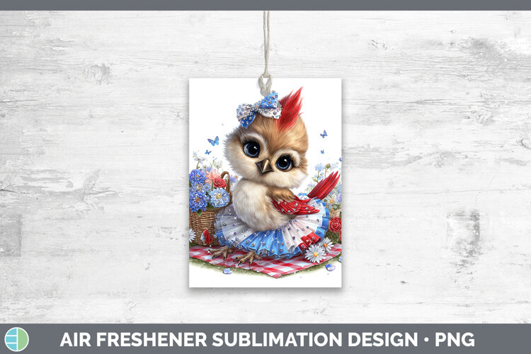 GorgeousAnimals Patriotic Air Freshener design.