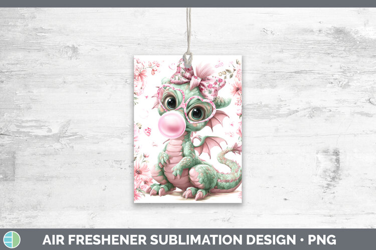 GorgeousAnimals Pink Bubble Gum Air Freshener design.
