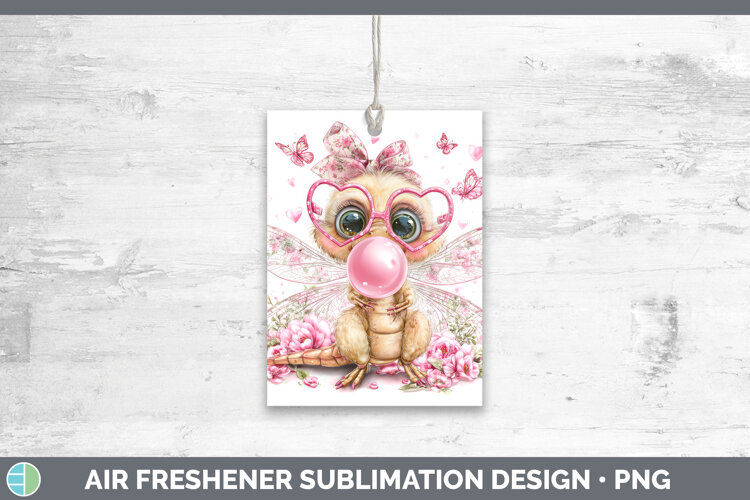 GorgeousAnimals Pink Bubble Gum Air Freshener design.