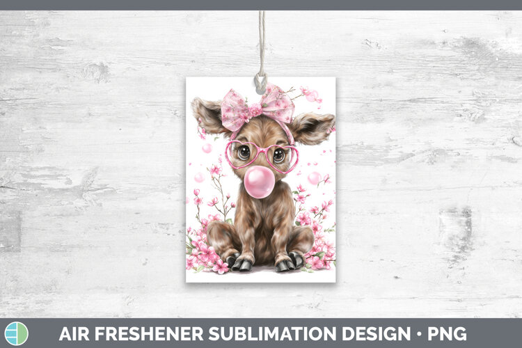 GorgeousAnimals Pink Bubble Gum Air Freshener design.