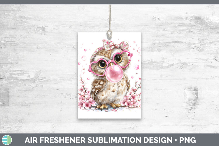 GorgeousAnimals Pink Bubble Gum Air Freshener design.