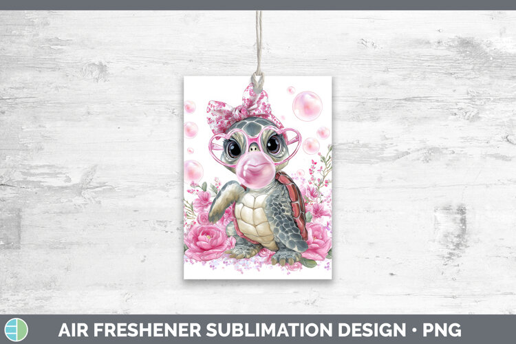 GorgeousAnimals Pink Bubble Gum Air Freshener design.