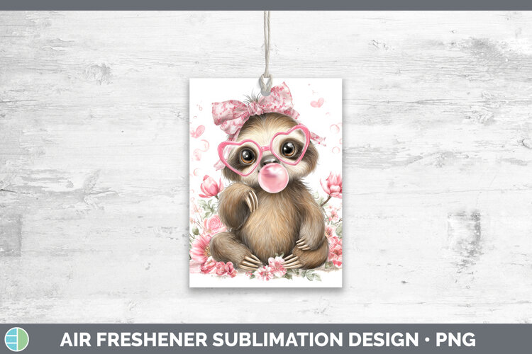 GorgeousAnimals Pink Bubble Gum Air Freshener design.