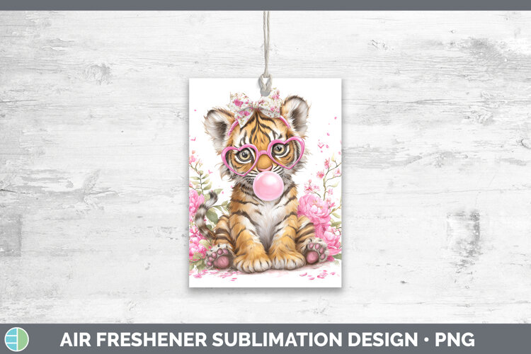 GorgeousAnimals Pink Bubble Gum Air Freshener design.