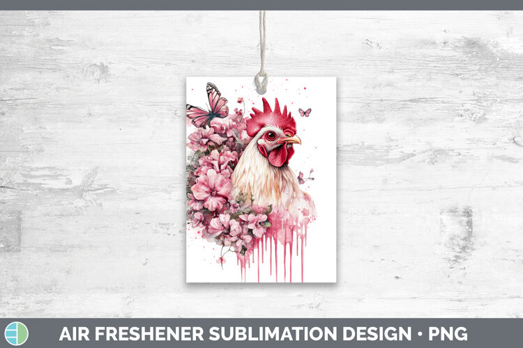 GorgeousAnimals Pink Drips Air Freshener design.