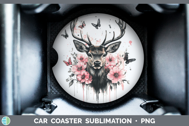 Car Coaster Sublimation Designs