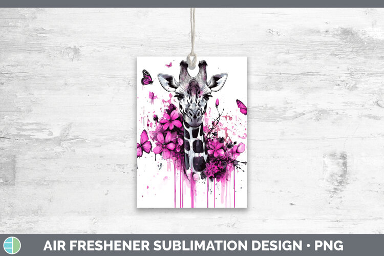 GorgeousAnimals Pink Drips Air Freshener design.