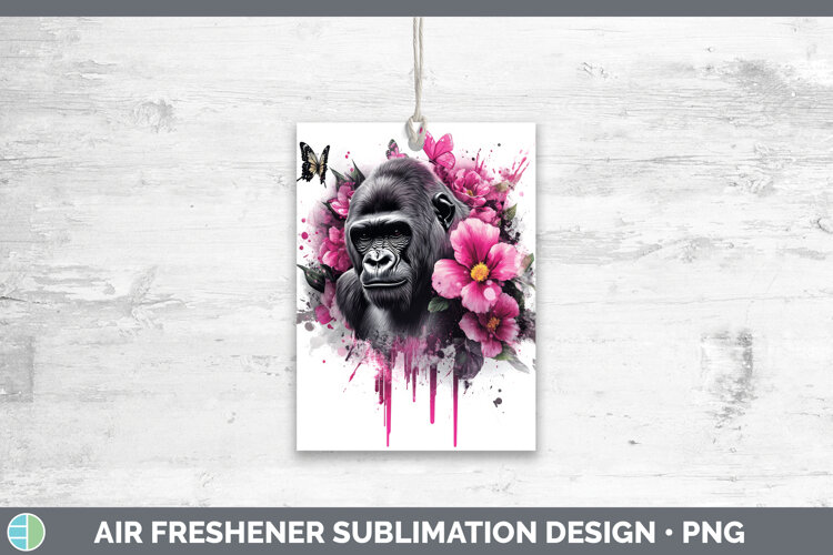 GorgeousAnimals Pink Drips Air Freshener design.