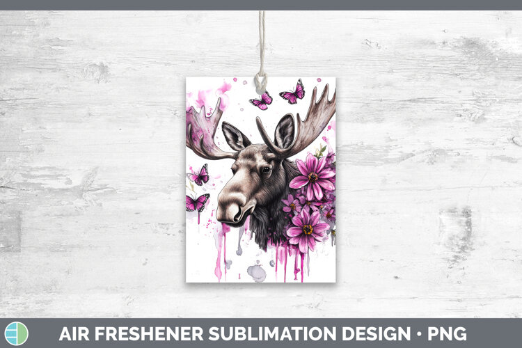 GorgeousAnimals Pink Drips Air Freshener design.