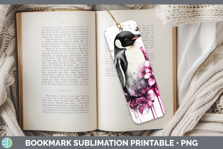 GorgeousAnimals Pink Drips Bookmark design.