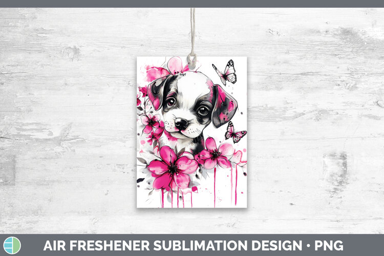 GorgeousAnimals Pink Drips Air Freshener design.
