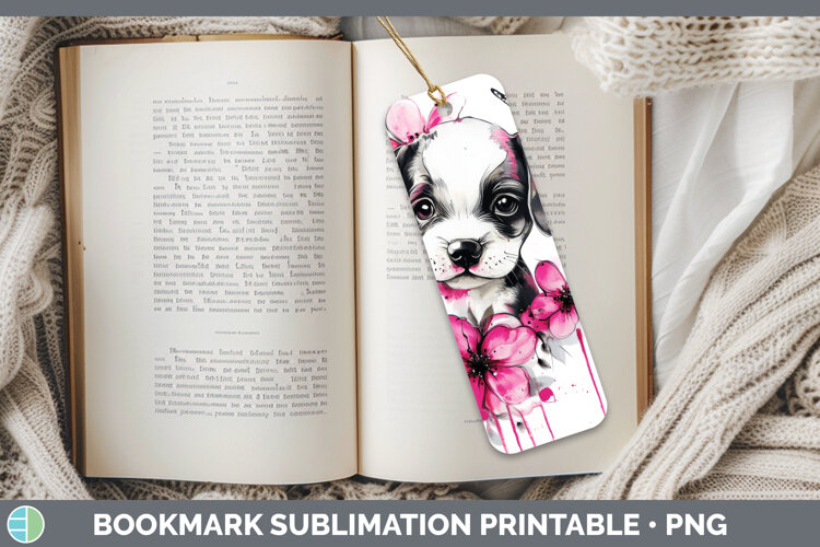 GorgeousAnimals Pink Drips Bookmark design.