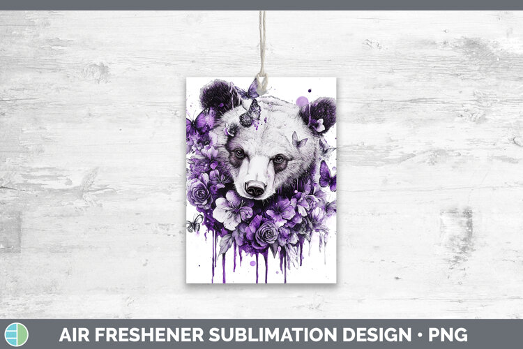 GorgeousAnimals Purple Drips Air Freshener design.