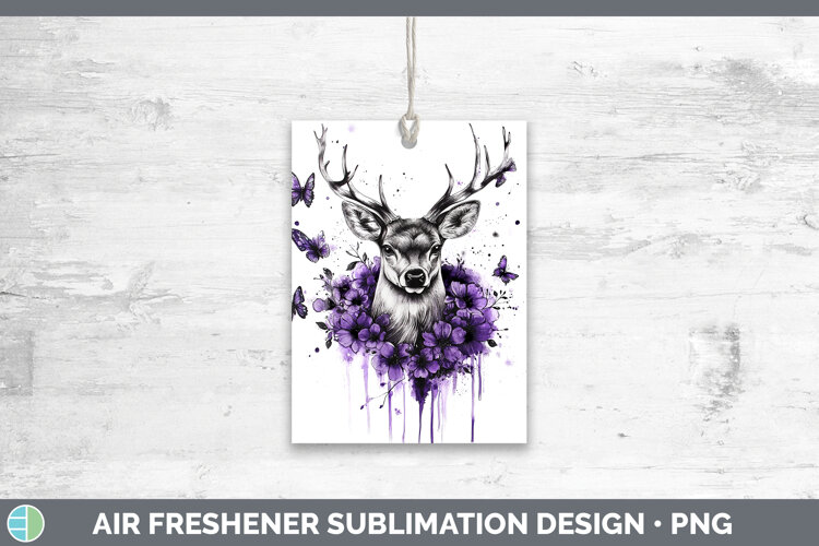 GorgeousAnimals Purple Drips Air Freshener design.