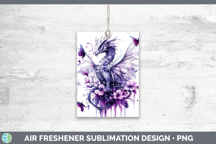 GorgeousAnimals Purple Drips Air Freshener design.