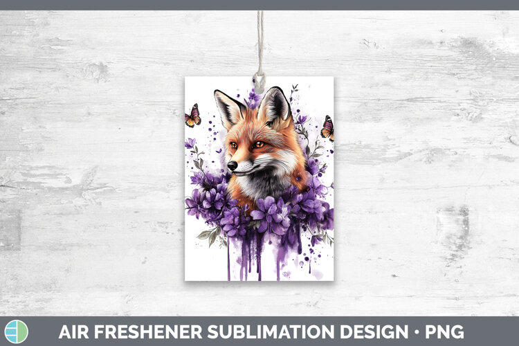GorgeousAnimals Purple Drips Air Freshener design.