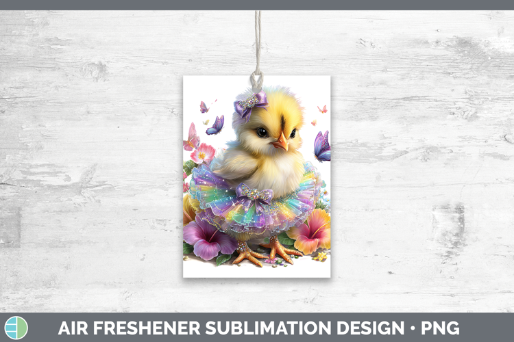 Animals Rainbow Summer Chicken Air Freshener Sublimation Car