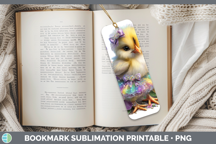 Animals Rainbow Summer Chicken Bookmark Sublimation Printabl