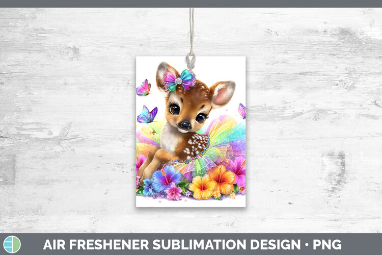 GorgeousAnimals Rainbow Summer Air Freshener design.