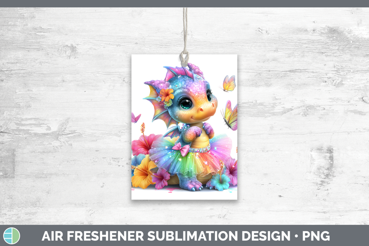 Animals Rainbow Summer Dragon Air Freshener Sublimation Car