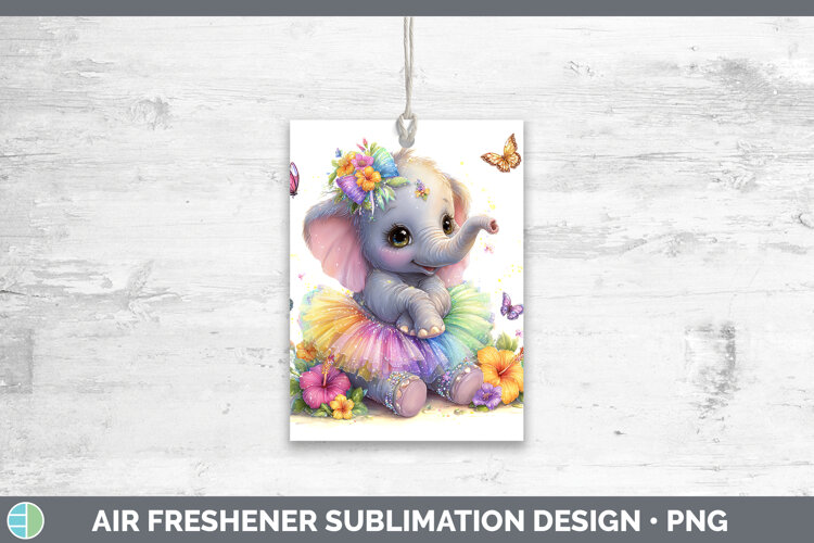 GorgeousAnimals Rainbow Summer Air Freshener design.