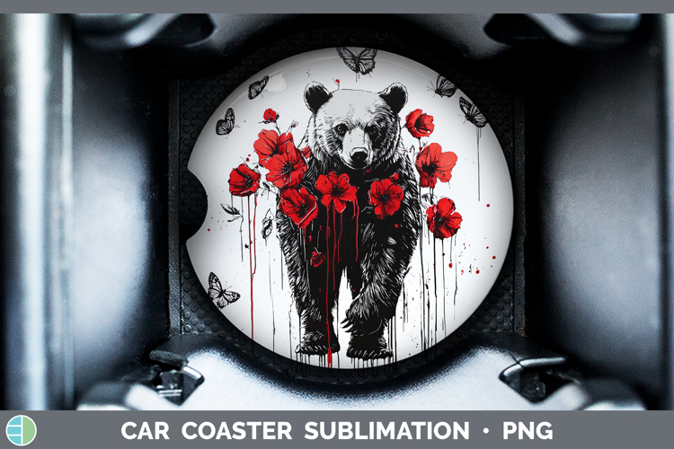 Car Coaster Sublimation Designs Image 4