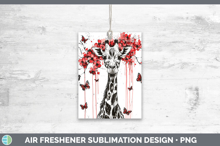 GorgeousAnimals Red Drips Air Freshener design.