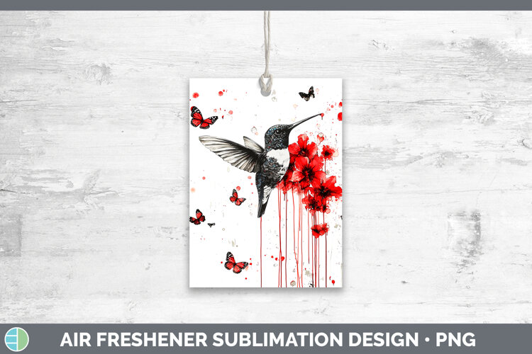 GorgeousAnimals Red Drips Air Freshener design.