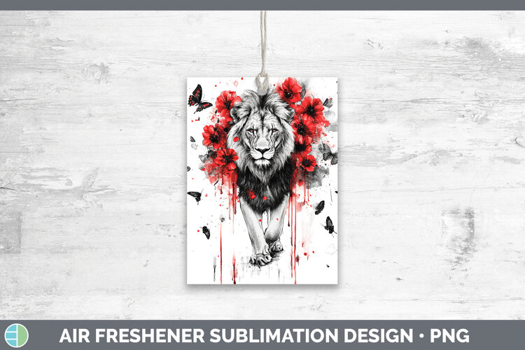 GorgeousAnimals Red Drips Air Freshener design.