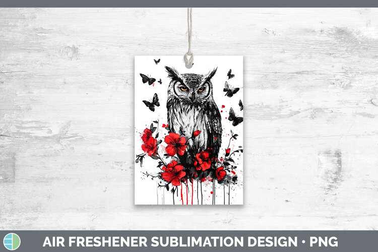 GorgeousAnimals Red Drips Air Freshener design.