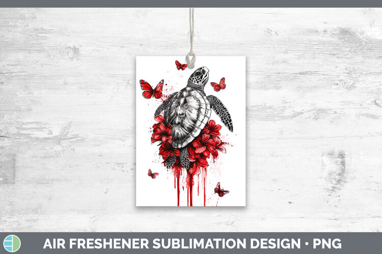 GorgeousAnimals Red Drips Air Freshener design.