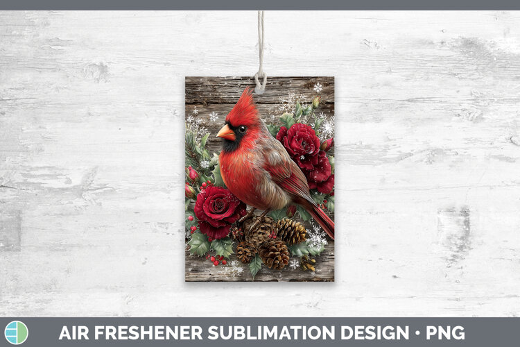 GorgeousAnimals Rustic Christmas Air Freshener design.