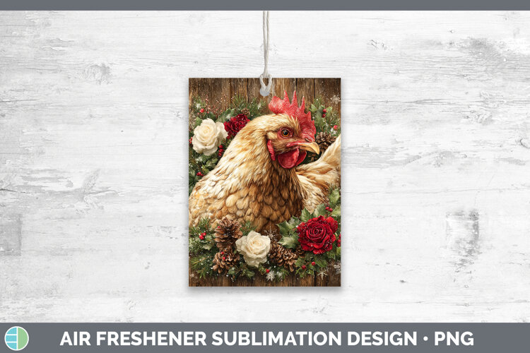 GorgeousAnimals Rustic Christmas Air Freshener design.