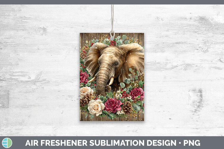 GorgeousAnimals Rustic Christmas Air Freshener design.