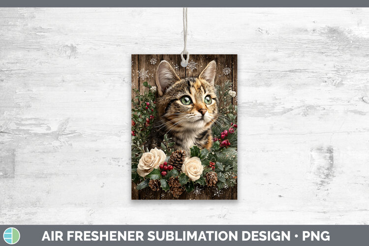 GorgeousAnimals Rustic Christmas Air Freshener design.