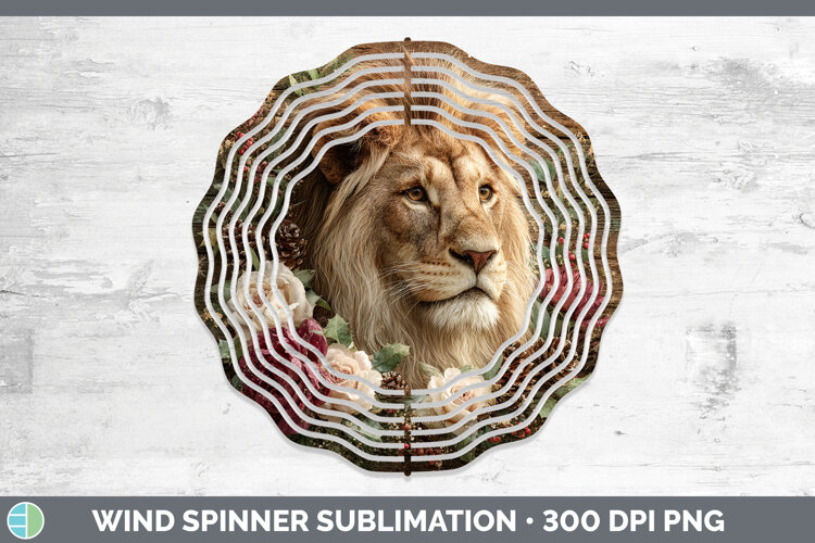 GorgeousAnimals Rustic Christmas Wind Spinner design.