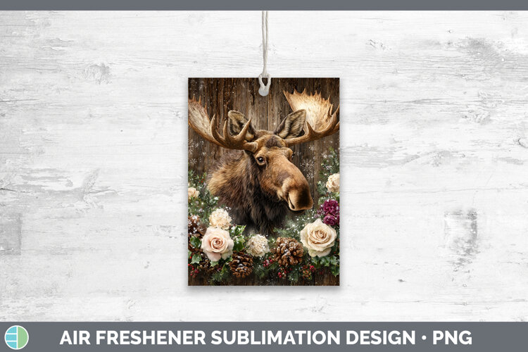 GorgeousAnimals Rustic Christmas Air Freshener design.