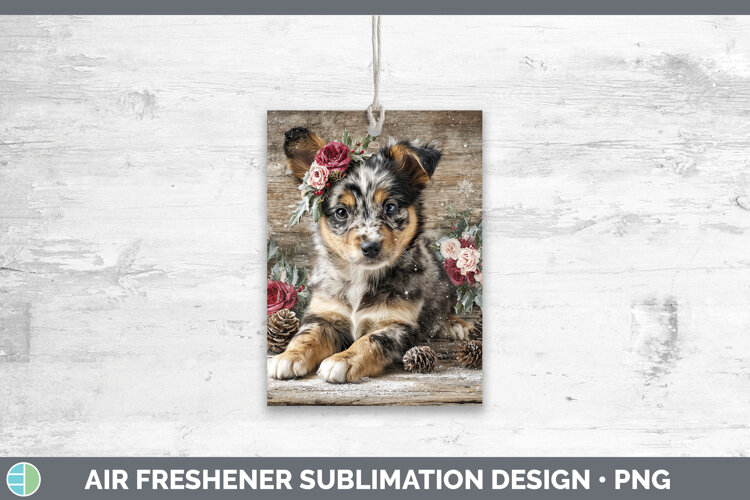 GorgeousAnimals Rustic Christmas Air Freshener design.