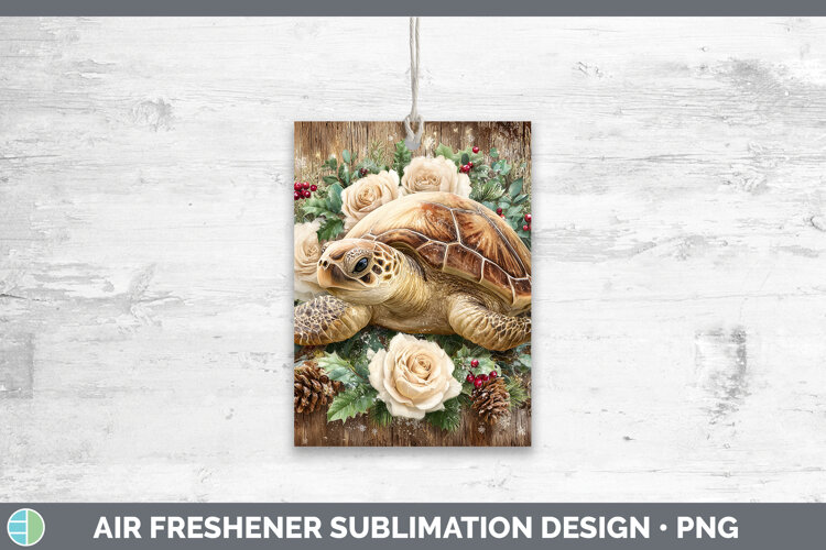 GorgeousAnimals Rustic Christmas Air Freshener design.