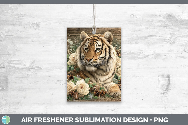 GorgeousAnimals Rustic Christmas Air Freshener design.