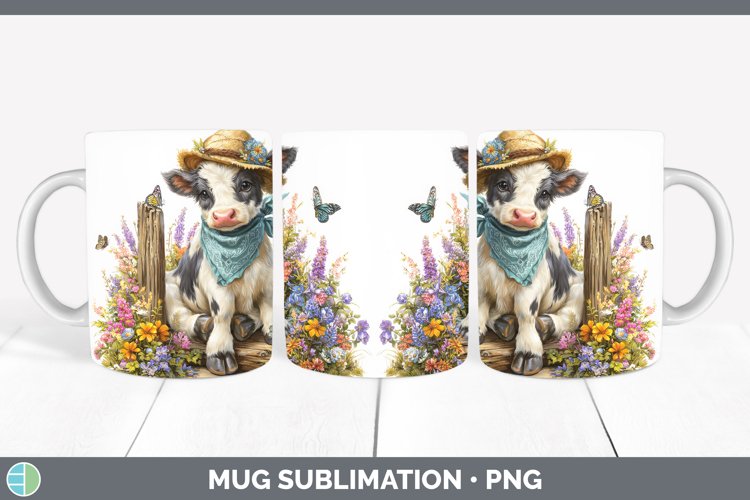 Cow Sublimation Designs Image 3