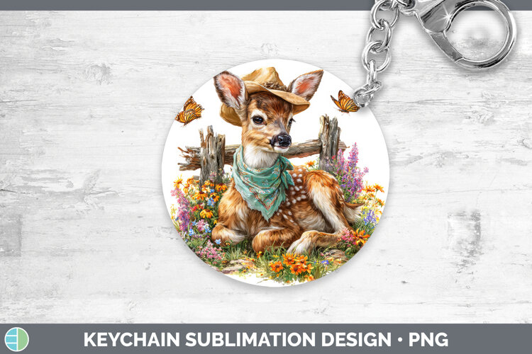 GorgeousAnimals Summer Bandana Keychain design.