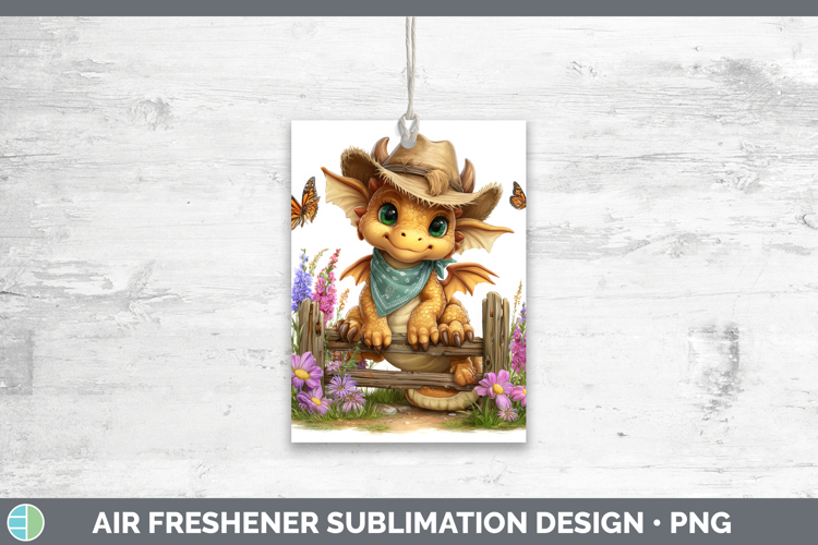 Animals Summer Bandana Dragon Air Freshener Sublimation Car