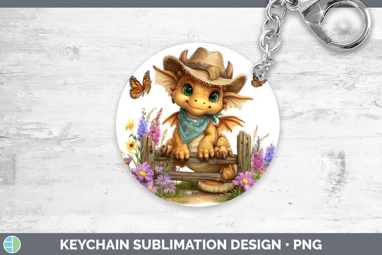 GorgeousAnimals Summer Bandana Keychain design.